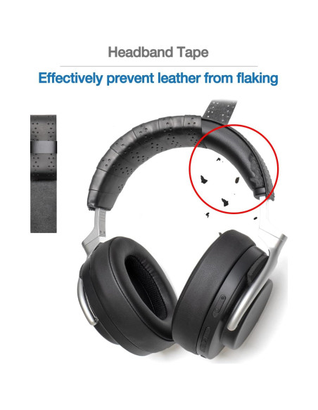 Cubierta de Almohadilla Voarmaks para Auriculares V-MODA - Negro Cubierta de Almohadilla Voarmaks para Auriculares V-MODA - Negro