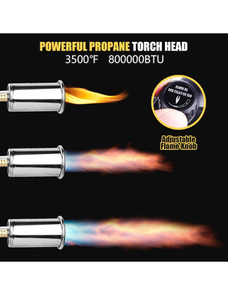 Antorcha de Cocina de Propano TBTeek GF-8012 24" Ajustable Antorcha de Cocina de Propano TBTeek GF-8012 24" Ajustable