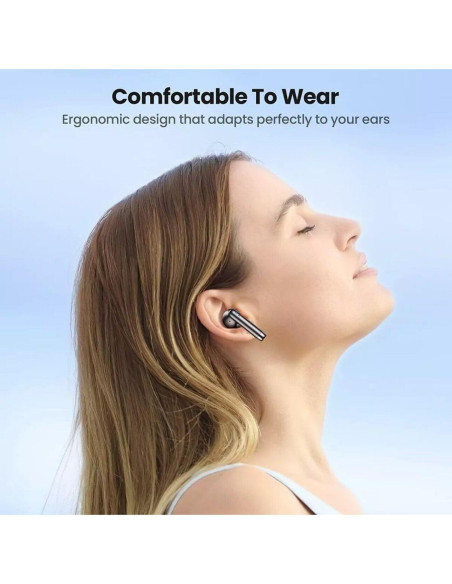 Auriculares In-Ear Bluetooth 5.3 USAMS IAII15 con Estuche 40H Auriculares In-Ear Bluetooth 5.3 USAMS IAII15 con Estuche 40H