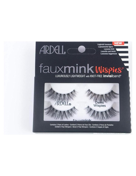 Pestañas Postizas Ardell Faux Mink Wispies - 2 Pares Ligeras Pestañas Postizas Ardell Faux Mink Wispies - 2 Pares Ligeras