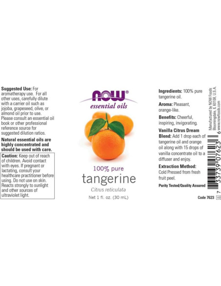 Aceites Esenciales Cítricos Now Foods - Naranja, Mandarina, Limón 3x28g Aceites Esenciales Cítricos Now Foods - Naranja, Mandarina, Limón 3x28g