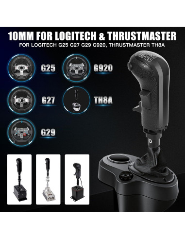 Shifter USB AOXEXOB para ATS y ETS2, 18 marchas, PC