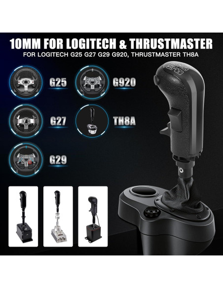 Shifter USB AOXEXOB para ATS y ETS2, 18 marchas, PC Shifter USB AOXEXOB para ATS y ETS2, 18 marchas, PC
