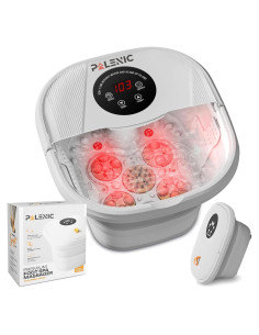 Masajeador de pies plegable Taiji PFB-2410 con calor y control remoto