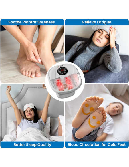 Masajeador de pies plegable Taiji PFB-2410 con calor y control remoto Masajeador de pies plegable Taiji PFB-2410 con calor y control remoto