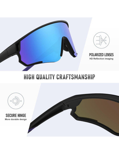 Gafas de sol deportivas OFWIN polarizadas UV400 unisex Gafas de sol deportivas OFWIN polarizadas UV400 unisex