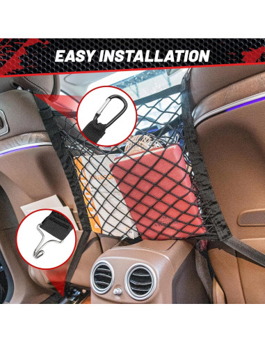 Organizador de Malla para Asiento Red Wolf 40x35 cm 3 Capas