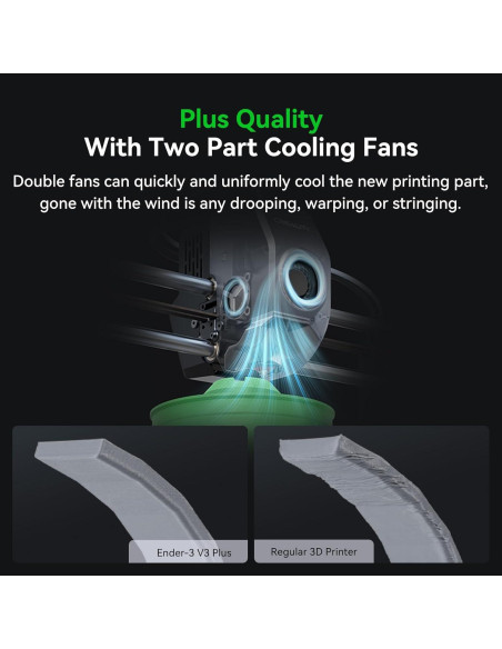 Impresora 3D Creality Ender 3 V3 Plus 300x300x330mm Alta Velocidad Impresora 3D Creality Ender 3 V3 Plus 300x300x330mm Alta Velocidad
