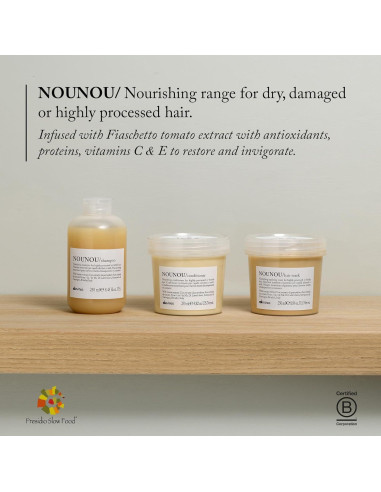 Champú y Acondicionador Hidratante Davines NOUNOU 250ml