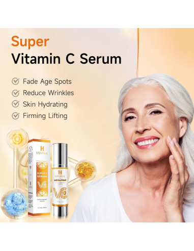 Suero de Vitamina C HANYWIL 50ml - Antienvejecimiento y Hidratante