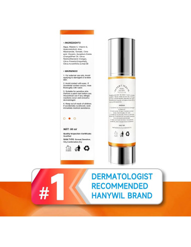 Suero de Vitamina C HANYWIL 50ml - Antienvejecimiento y Hidratante