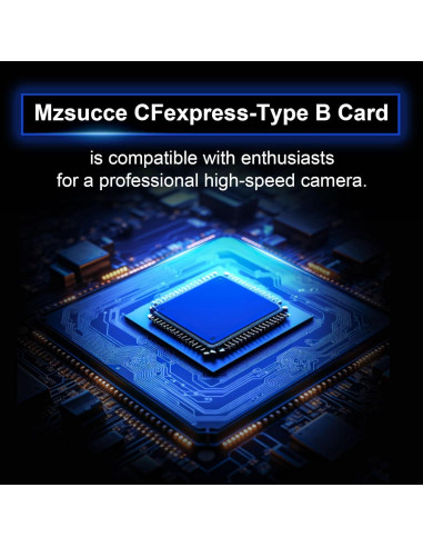 Tarjeta CFexpress-Type B Mzsucce 512GB Alta Velocidad 8K