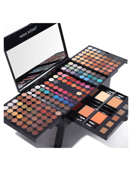Juego de Maquillaje MISS ROSE M 190 Colores Set Todo en Uno Juego de Maquillaje MISS ROSE M 190 Colores Set Todo en Uno
