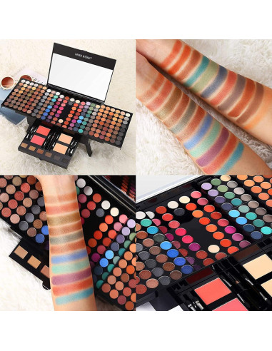 Juego de Maquillaje MISS ROSE M 190 Colores Set Todo en Uno