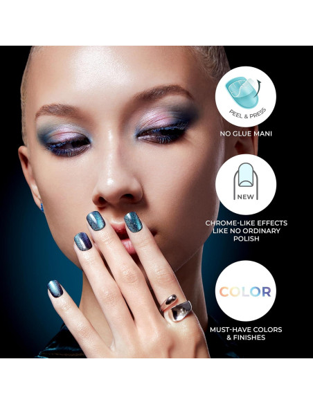 Uñas Postizas KISS imPRESS Maravilla Púrpura Oscuro Cortas Uñas Postizas KISS imPRESS Maravilla Púrpura Oscuro Cortas