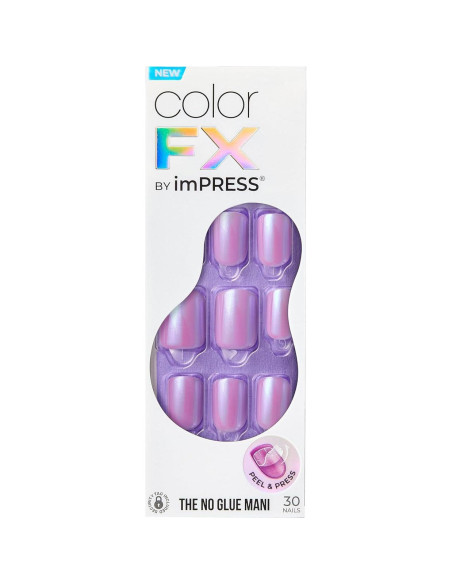 Uñas Postizas KISS imPRESS Maravilla Púrpura Oscuro Cortas Uñas Postizas KISS imPRESS Maravilla Púrpura Oscuro Cortas