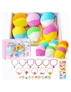 Bombas de Baño Foxandern para Niñas - 6 Piezas con Joyería Sorpresa