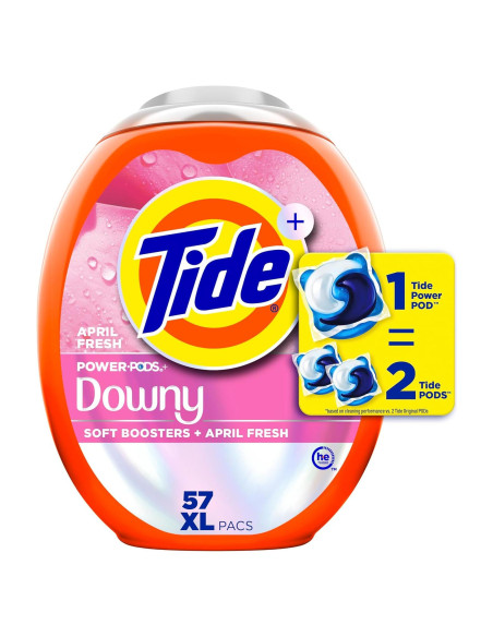 Detergente Tide Power PODs con Downy 57 Unidades 2.84kg Detergente Tide Power PODs con Downy 57 Unidades 2.84kg