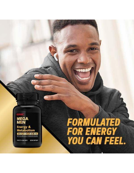 GNC Mega Men Multivitaminas 90 Tabletas - Soporte Energía e Inmunidad GNC Mega Men Multivitaminas 90 Tabletas - Soporte Energía e Inmunidad