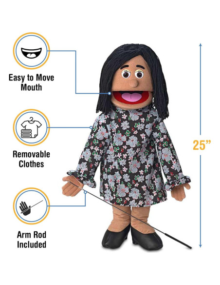 Títere de Cuerpo Completo Silly Puppets 63.5cm Marrón Títere de Cuerpo Completo Silly Puppets 63.5cm Marrón