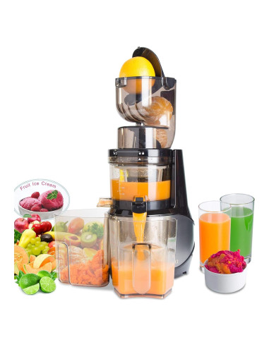 Extractor de Jugo Masticador Vitalisci 300W Boca Ancha 80mm