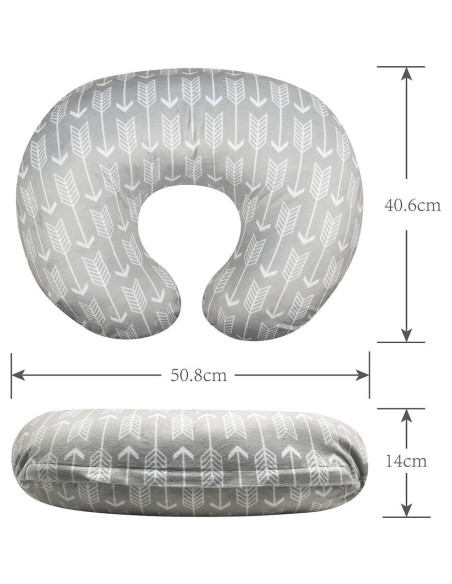 Funda de Almohada de Lactancia ALVABABY Minky Suave 69.85x54.34 cm Funda de Almohada de Lactancia ALVABABY Minky Suave 69.85x54.34 cm