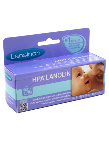 Crema Lanolina Lansinoh 40g - Protección Pezones Agrietados Crema Lanolina Lansinoh 40g - Protección Pezones Agrietados