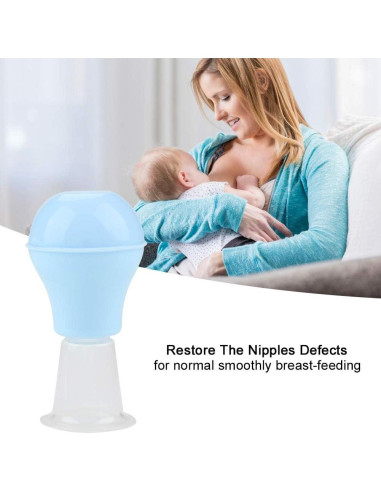 Corrector de Pezón Semme de Silicona Azul para Mujeres