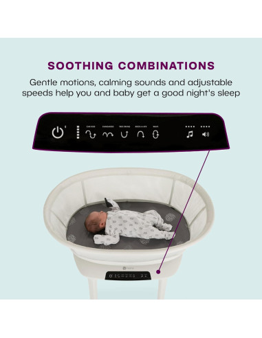 Cuna de Sueño 4moms MamaRoo - 5 Movimientos, 4 Sonidos, Ajustable