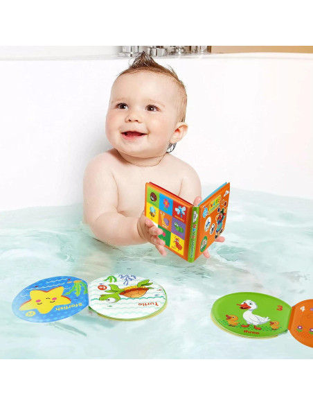 Juguetes de baño educativos Growsland - Libros no tóxicos 3 pcs Juguetes de baño educativos Growsland - Libros no tóxicos 3 pcs