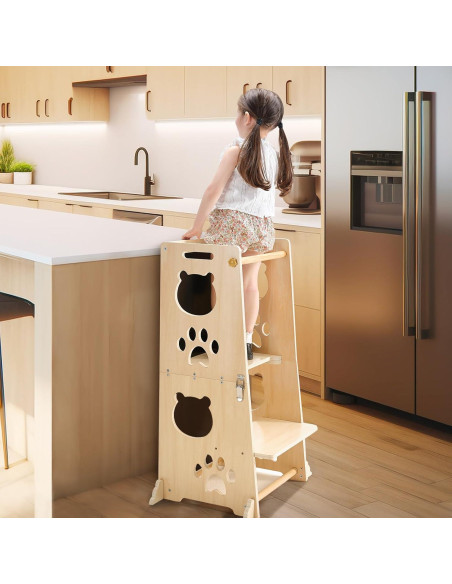 Escalón Plegable FOBIG para Niños con Pizarra y Barandilla Escalón Plegable FOBIG para Niños con Pizarra y Barandilla