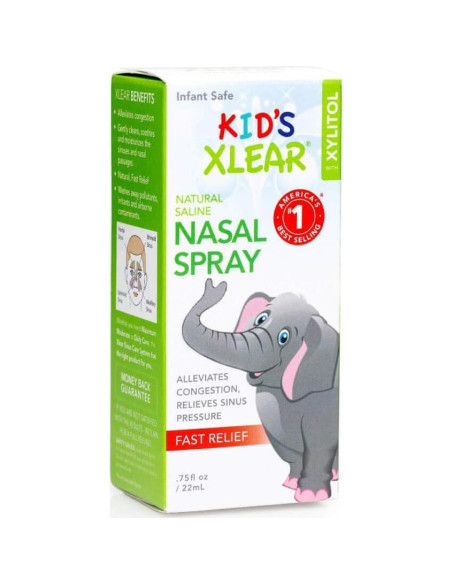 Spray Nasal Salino Natural Xlear con Xilitol para Niños 12 Pack Spray Nasal Salino Natural Xlear con Xilitol para Niños 12 Pack