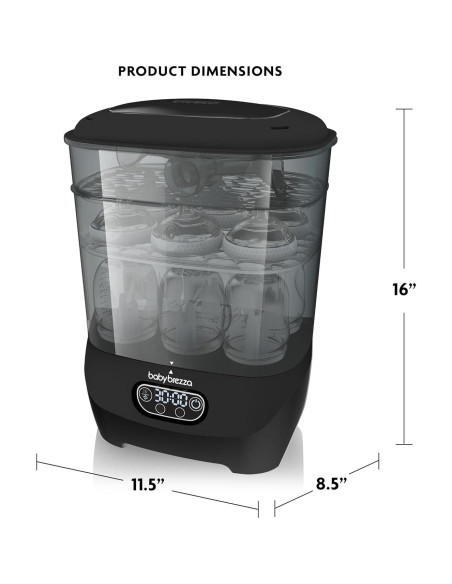 Esterilizador y Secador Baby Brezza Avanzado - 8 Botellas - Negro Esterilizador y Secador Baby Brezza Avanzado - 8 Botellas - Negro