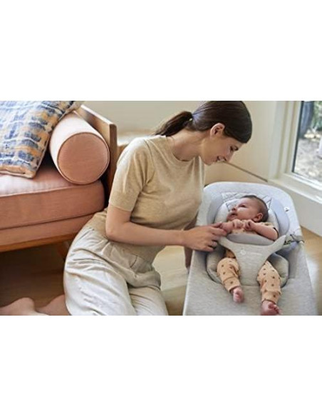 Balancín Ergobaby Evolve 3-en-1 Gris Claro Ajustable Balancín Ergobaby Evolve 3-en-1 Gris Claro Ajustable