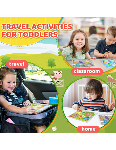 Juguete de Actividades 4 en 1 UIIOPJIOM para Niños 3-5 Años