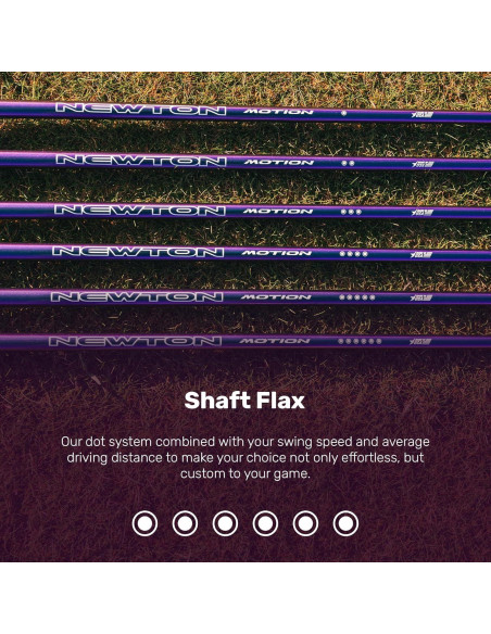 Eje de Golf NEWTON Motion Fibra de Carbono 5 Puntos Driver Eje de Golf NEWTON Motion Fibra de Carbono 5 Puntos Driver