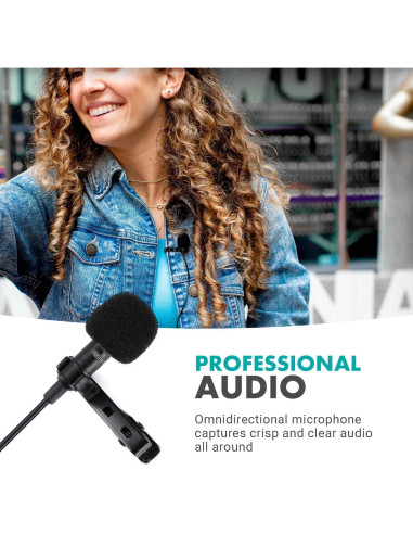 Sistema Inalámbrico Movo WMX-7, 12 Canales VHF, 80g