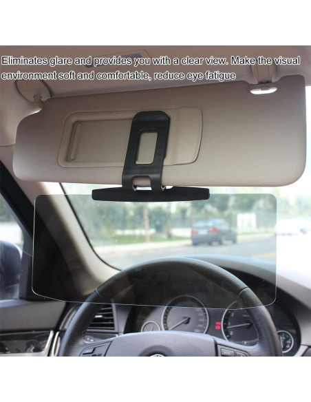Visera Solar Polarizada Ohleats para Coche 32x14.5cm UV Visera Solar Polarizada Ohleats para Coche 32x14.5cm UV
