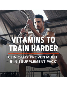 Vitapak GNC AMP Entrenamiento Extremo Hombres 5 en 1 30 Días 2