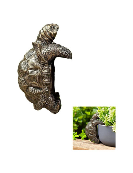 Colgador de Macetas Tortuga Rltshido - Resina 10.9 cm Colgador de Macetas Tortuga Rltshido - Resina 10.9 cm