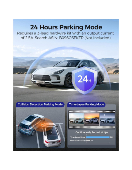 Cámara de Salpicadero AZDOME M550 Pro 3 Canales 4K GPS Cámara de Salpicadero AZDOME M550 Pro 3 Canales 4K GPS