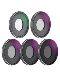Juego de Filtros NEEWER ND/CPL para DJI Osmo Action 3 - 5 Piezas