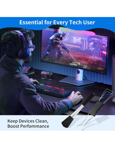 Kit de limpieza de teclado 6 piezas Oxfraki con extractor