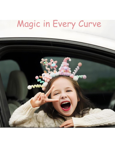 Kit de Manualidades Saccik 500 Piezas Limpiapipas Rosa