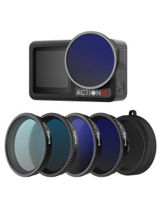 Kit de Filtros ND SmallRig para DJI Osmo Action 5 Pro/4 - CPL, ND8, ND16, ND32