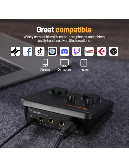 Micrófono Dinámico USB/XLR MAONO PD300XT 192kHz/24bit Micrófono Dinámico USB/XLR MAONO PD300XT 192kHz/24bit