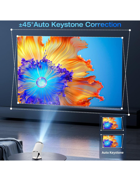 Proyector Mini ARTSEA PRJW108 4K 1080P WiFi y Bluetooth Proyector Mini ARTSEA PRJW108 4K 1080P WiFi y Bluetooth