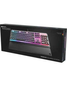 Teclado para Juegos ROCCAT Magma RGB con Reposamuñecas - Negro 2
