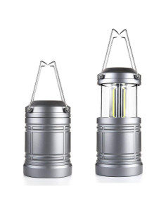 Paquete de 2 Linternas de Camping LED 500 Lúmenes Miuree