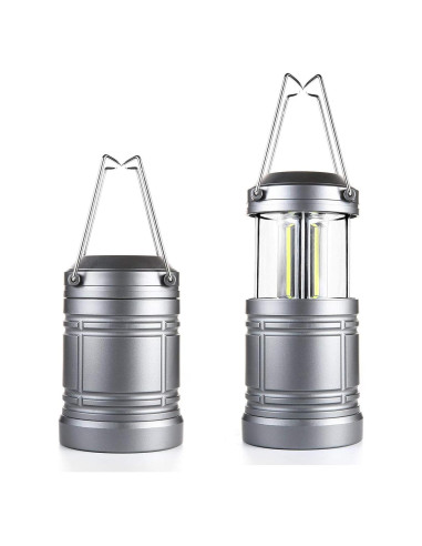 Paquete de 2 Linternas de Camping LED 500 Lúmenes Miuree